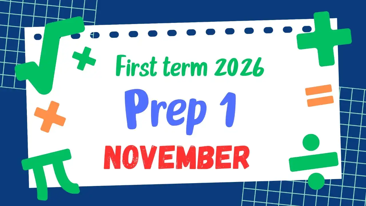 Prep 1-First term-2026 – Course 2 (November)
